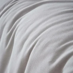 Housse De Couette|EMINZA Housse de couette flanelle de coton (140 x 200 cm) Nina Gris clair