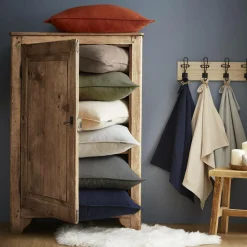 Housse De Couette|EMINZA Housse de couette flanelle de coton (140 x 200 cm) Nina Ficelle