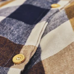 Housse De Couette|EMINZA Housse de couette flanelle de coton (240 x 220 cm) Nina carreaux Multicolore Carreau Multicolore