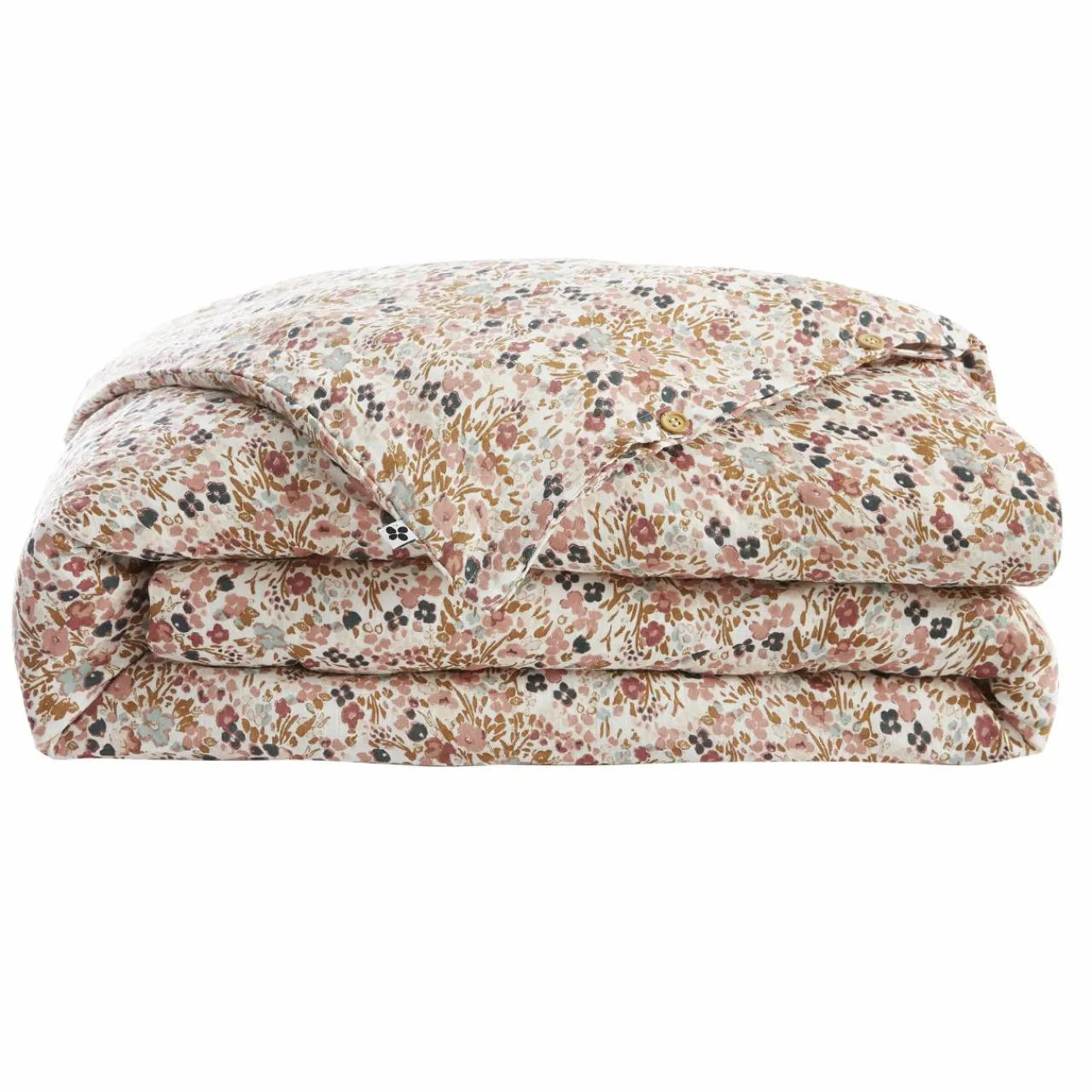 Housse De Couette|EMINZA Housse de couette gaze de coton (260 x 240) Constance pampa Beige