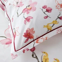 Housse De Couette|TRADILINGE Housse de couette percale de coton (200 x 200 cm) Elisa Rose