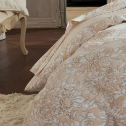 Housse De Couette|TRADI LINGE Housse de couette percale de coton (280 x 240 cm) Palazzo Beige