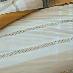 Housse De Couette|TRADILINGE Housse de couette percale de coton (240 x 220 cm) Marlow Jaune