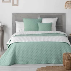 Coussin Et Housse|DOUCEUR D'INTERIEUR Housse de coussin carrée (60 cm) Mellow Chic Vert menthe