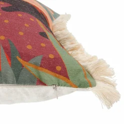 Coussin Et Housse|OSTARIA Housse de coussin carrée (40 x 40 cm) Nature Multicolore