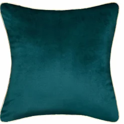 Coussin Et Housse|ATMOSPHERA Housse de coussin carrée (40 x 40 cm) Feel Bleu canard