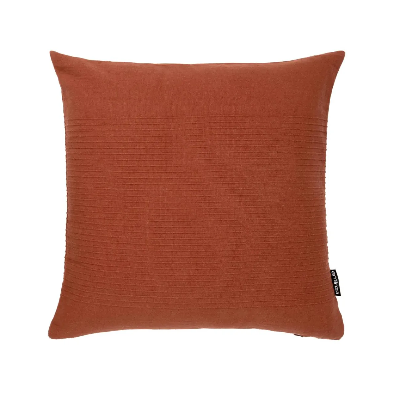 Coussin Et Housse|EMINZA Housse de coussin carrée coton tissé (40 x 40 cm) Léa Terracotta
