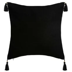 Coussin Et Housse|ATMOSPHERA Housse de coussin carrée coton (40 x 40 cm) Tropik Jaune ocre