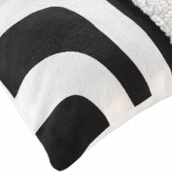 Coussin Et Housse|DOUCEUR D'INTERIEUR Housse de coussin carrée coton (40 x 40 cm) Mirade e Noir