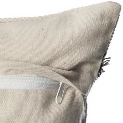 Coussin Et Housse|ATMOSPHERA Housse de coussin carrée coton (40 x 40 cm) Wave e Gris