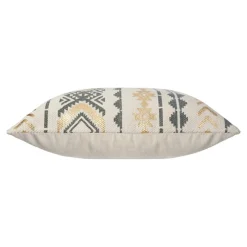 Coussin Et Housse|ATMOSPHERA Housse de coussin carrée coton (40 x 40 cm) Etnik Gris