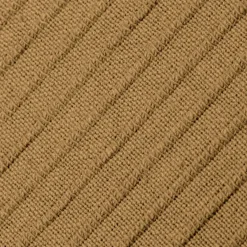 Coussin Et Housse|EMINZA Housse de coussin carrée coton tissé (40 x 40 cm) Léa Camel