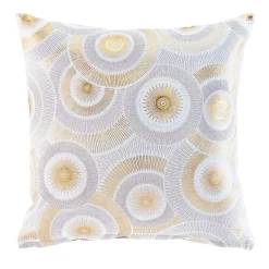 Coussin Et Housse|douceur d'intu017drieur Housse de coussin carrée coton (40 x 40 cm) Eclipse Écru Ecru