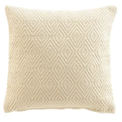 Coussin Et Housse|douceur d'intu017drieur Housse de coussin carrée en coton (40 x 40 cm) Sylvia Ecru