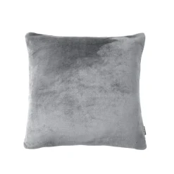 Coussin Et Housse|EMINZA Housse de coussin carrée flanelle (45 x 45 cm) Didou Gris clair