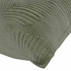 Coussin Et Housse|DOUCEUR D'INTERIEUR Housse de coussin carrée microfibre (60 x 60 cm) Palombine Vert kaki