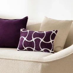Coussin Et Housse|Atmosphera, cru017dateur d'intu017drieur Housse de coussin rectangulaire (30 x 50 cm) Jeni Violet