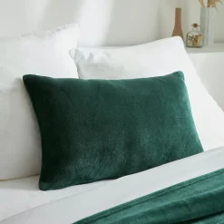 Coussin Et Housse|EMINZA Housse de coussin rectangulaire flanelle (40 x 60 cm) Didou e Vert