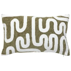 Coussin Et Housse|Atmosphera, cru017dateur d'intu017drieur Housse de coussin rectangulaire (30 x 50 cm) Jeni Vert kaki