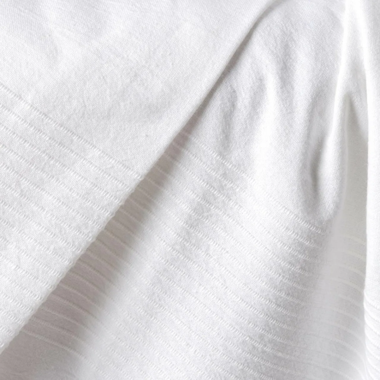 Plaid Et Jeté|Couvre-Lit Et Édredon|EMINZA Jeté de lit coton tissé (130 x 160 cm) Léa Blanc