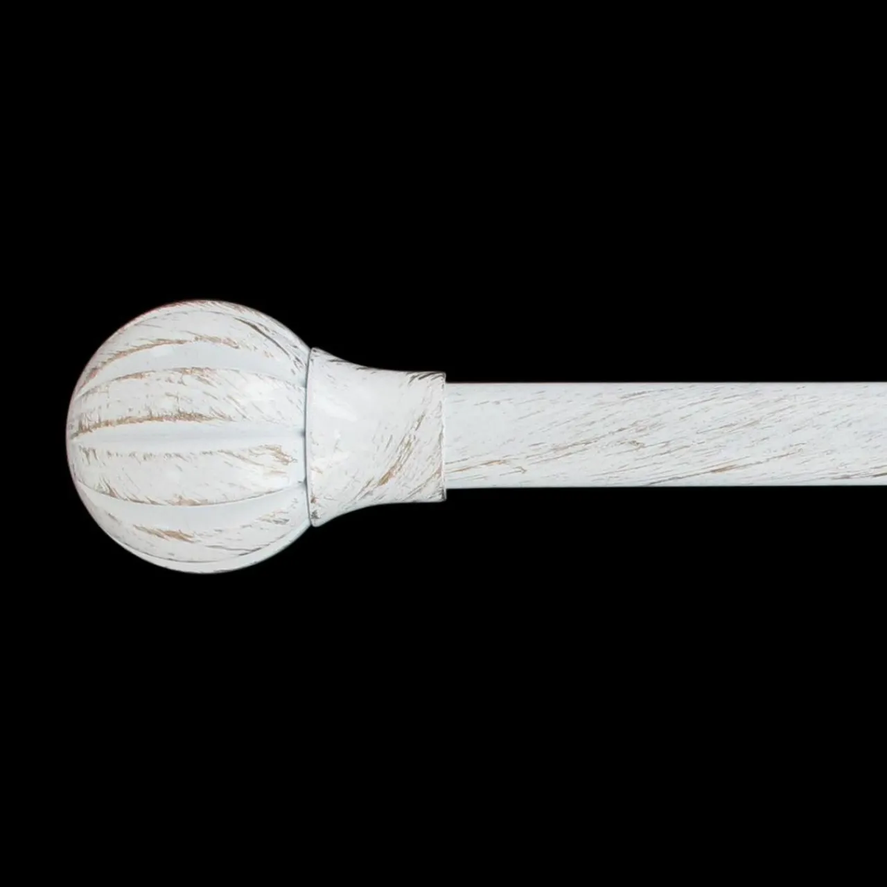 Tringle À Rideau, Barre Et Support|LUANCE Kit de tringle extensible (L120 - L210 cm / D19 mm) Touch of Zen et Or Blanc