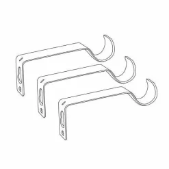 Tringle À Rideau, Barre Et Support|LUANCE Kit de tringle extensible (L120 - L210 cm / D19 mm) Brasserie Bronze