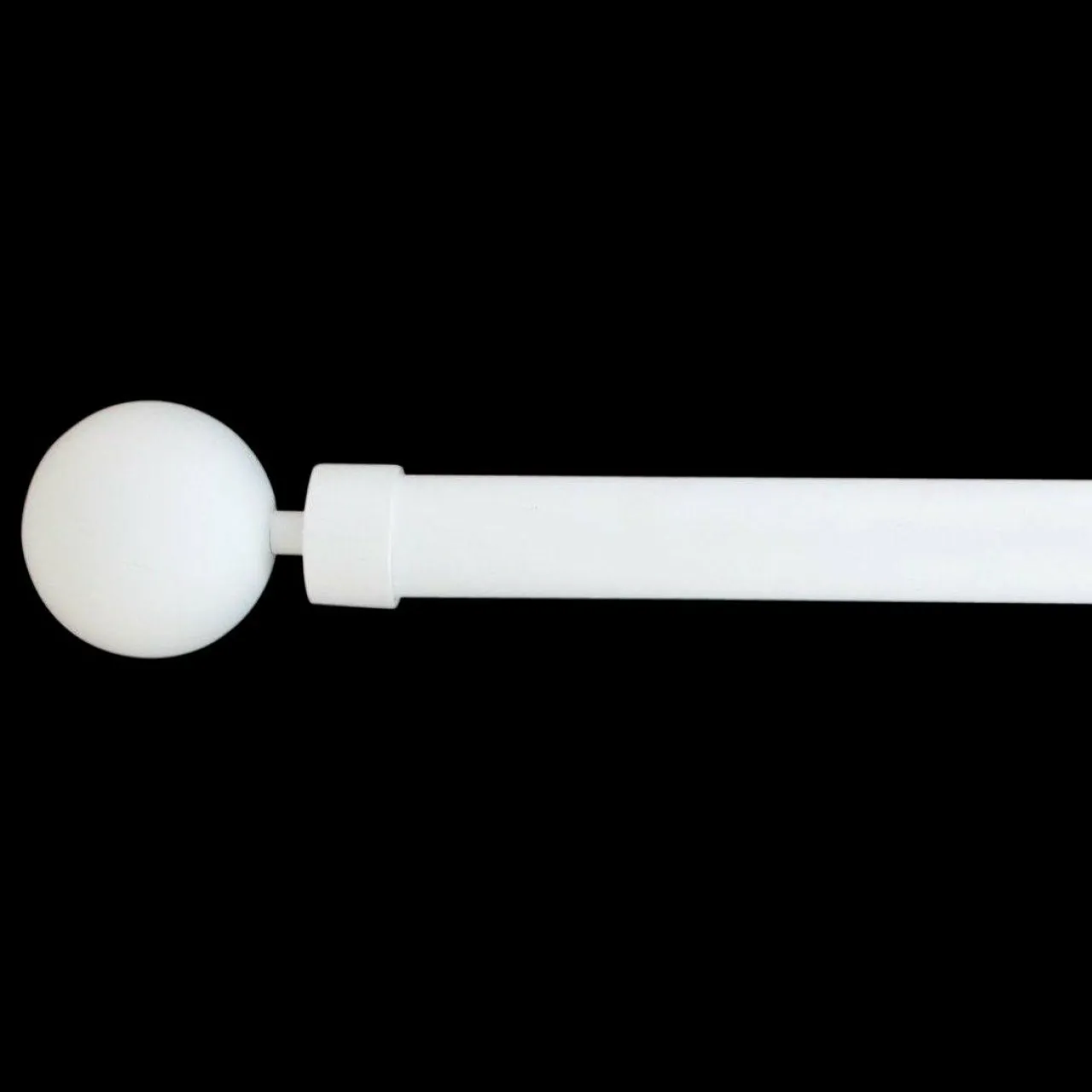 Tringle À Rideau, Barre Et Support|LUANCE Kit de tringle extensible (L120 - L210 cm / D28 mm) Gaïa Blanc