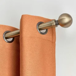 Tringle Plafond|Tringle À Rideau, Barre Et Support|LUANCE Kit de tringle rideau extensible (L120 - L210 cm / D28 mm) Boule Bronze