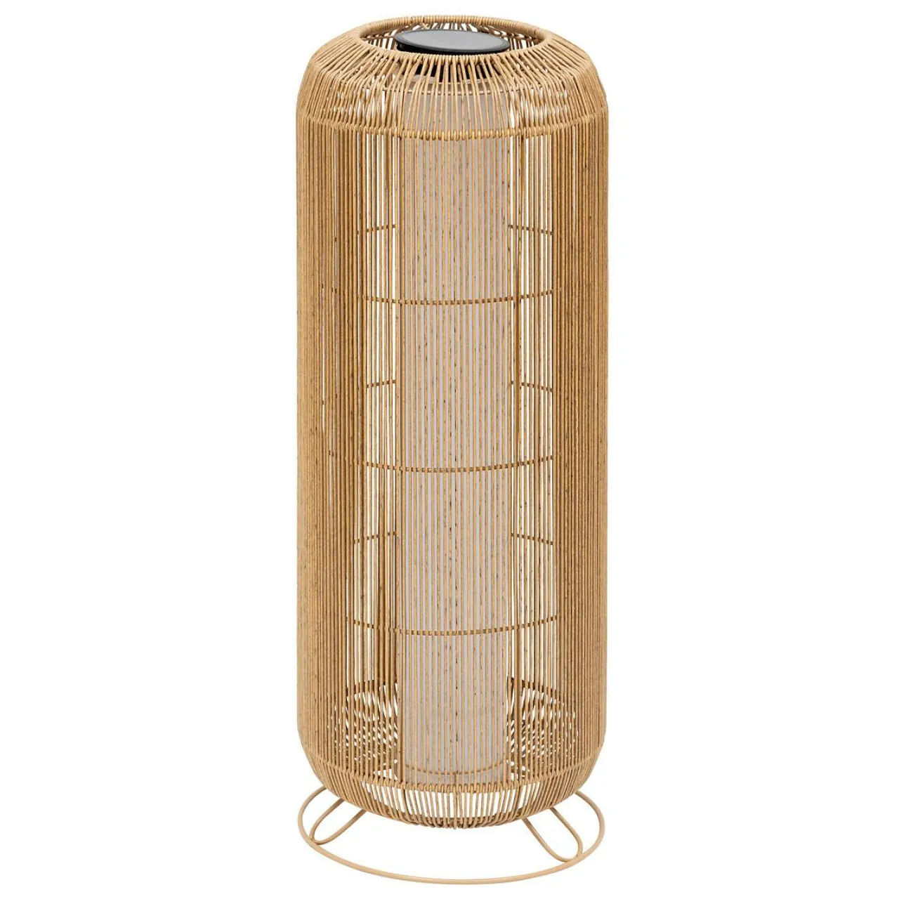 Luminaire Jardin|Eclairage Extérieur|Atmosphera, cru017dateur d'intu017drieur Lampadaire de jardin solaire en corde LED (H78 cm) Loise Beige Naturel