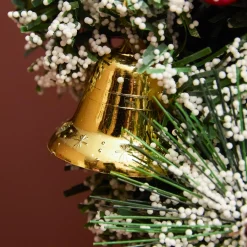 Personnage, Objet Grand Format|Déco Et Objet De Noël|KAEMINGK Lampadaire de Noël illuminé et animé 33 LED (H180 cm) Neige tombante Noir