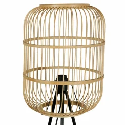 Lampadaire|OSTARIA Lampadaire sur trépied bambou (H152 cm) Hanoi beige Naturel