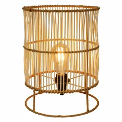 Lampe À Poser|OSTARIA Lampe à poser bambou (H34 cm) Mia Naturel
