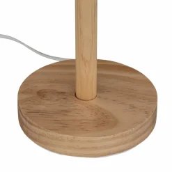 Lampe À Poser|ATMOSPHERA Lampe à poser en bois (H42 cm) Della Beige
