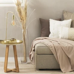 Lampe À Poser|ATMOSPHERA Lampe à poser en métal (H45 cm) Keli Or