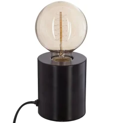 Lampe À Poser|ATMOSPHERA Lampe à poser méral (H10,5 cm) Tube Noir