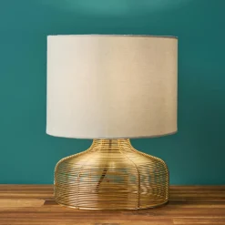 Lampe À Poser|OSTARIA Lampe à poser métal (H26 cm) Lio Or