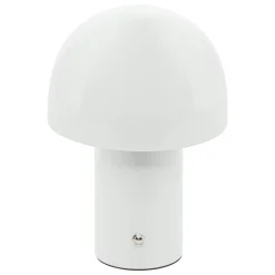 Lampe À Poser|Atmosphera, cru017dateur d'intu017drieur Lampe à poser métal LED (H20 cm) Zola he Blanc