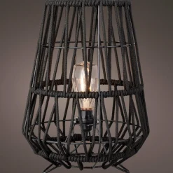 Luminaire Jardin|Eclairage Extérieur|#N/A Lampe de table extérieur (H36 cm) Celi Noir