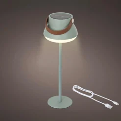 Luminaire Jardin|Eclairage Extérieur|KAEMINGK Lampe de table solaire 100 lumens (H36 cm) Tokyo Vert menthe