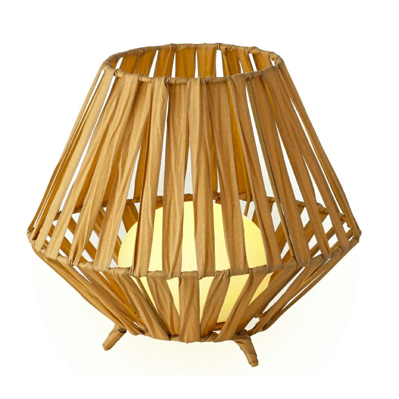 Luminaire Jardin|Eclairage Extérieur|#N/A Lanterne de table solaire LED (H22,5 cm) Augusta clair Marron