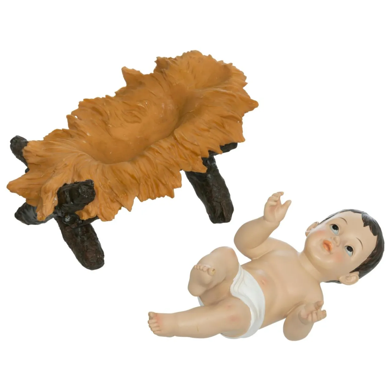 Crèche, Santon Grand Format|Personnages De Crèche|FEERIC LIGHTS Les 3 grands santons (H59 cm) de Teresa Multicolore