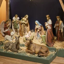 Crèche, Santon Grand Format|Personnages De Crèche|KAEMINGK Les 11 grands santons (Hauteur 94 cm) de Paul