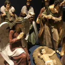 Crèche, Santon Grand Format|Personnages De Crèche|KAEMINGK Les 11 grands santons (Hauteur 94 cm) de Paul