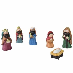 Personnages De Crèche|KAEMINGK Les 6 petits santons (Hauteur 11 cm) de Firmin
