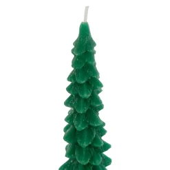 Bougie Et Photophore|JJA Lot de 2 bougies bâton en cire (H25 cm) Sapin Vert