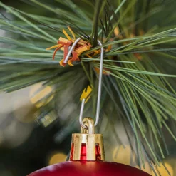 Boule De Noël|EMINZA Lot de 30 boules de Noël assorties New Alpine Rouge