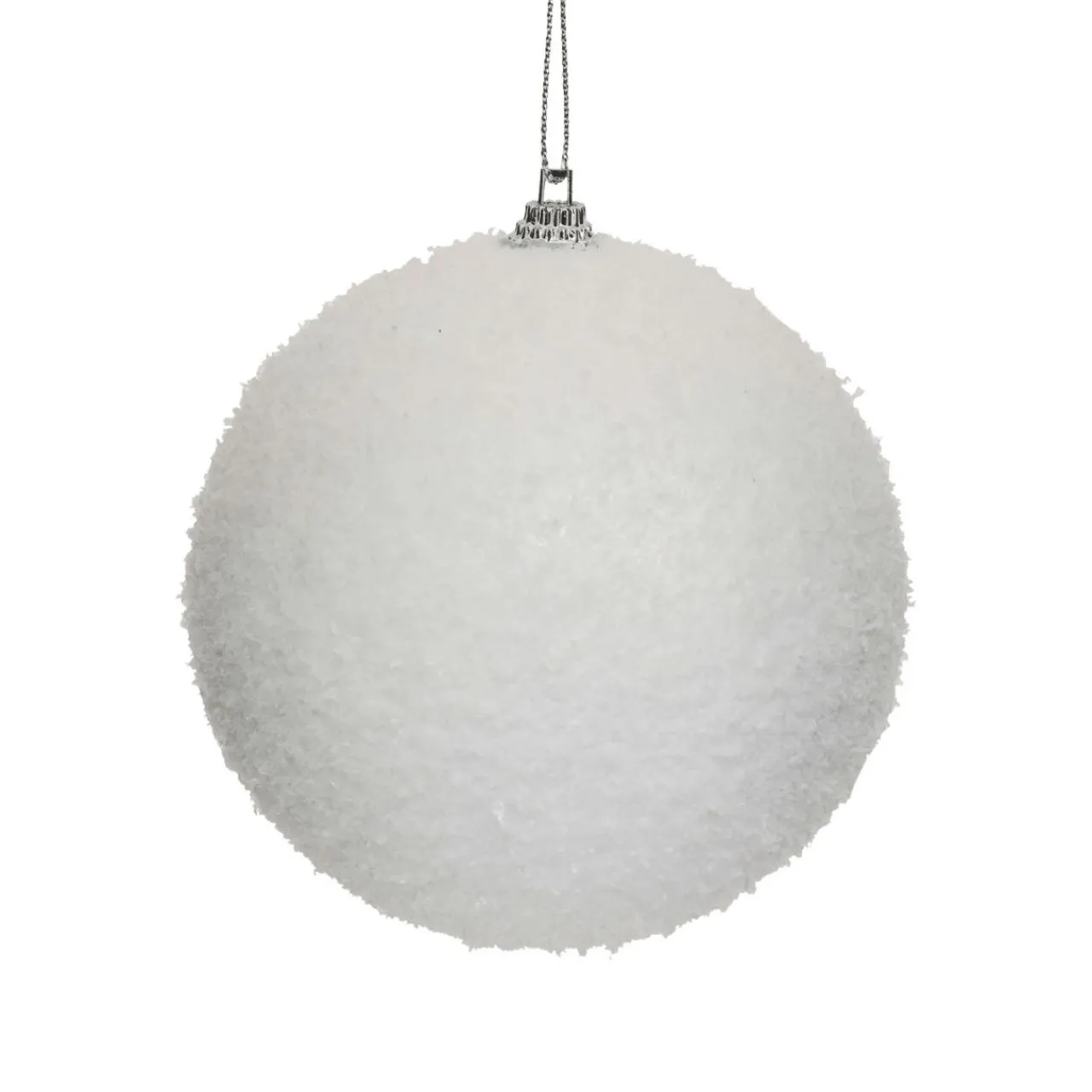 Boule De Noël|JJA Lot de 12 boules de Noël assortie Neige fraiche he Blanc