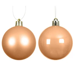 Boule De Noël|KAEMINGK Lot de 6 boules de Noël (D80 mm) Aravis Pêche