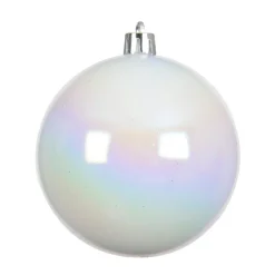 Boule De Noël|KAEMINGK Lot de 16 boules de Noël (D40 mm) Aravis Blanc irisé