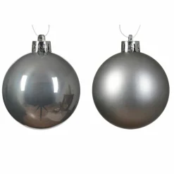 Boule De Noël|KAEMINGK Lot de 12 boules de Noël (D60 mm) Alpine Gris marbre